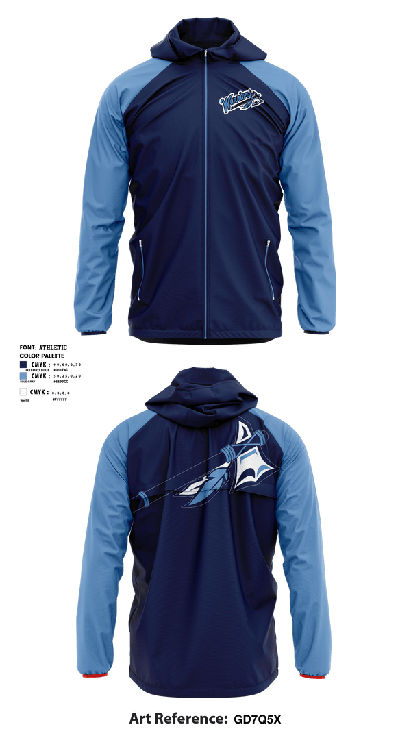 Windbreaker, R B Stall High School Wrestling, Wrestling, Teamtime, Team time, sublimation, custom sports apparel, team uniforms, spirit wear, spiritwear, sports uniforms, custom shirts, team store, custom team store, fundraiser sports, apparel fundraiser