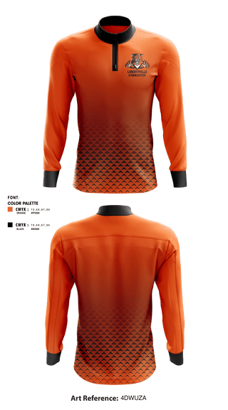 Quarter Zip Jacket, Libertyville High School Gymnastics, Spirit Store, Teamtime, Team time, sublimation, custom sports apparel, team uniforms, spirit wear, spiritwear, sports uniforms, custom shirts, team store, custom team store, fundraiser sports, apparel fundraiser