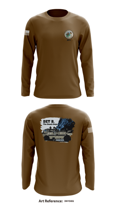 Beachmaster Unit Two 47147216 Long Sleeve Performance Shirt - 4