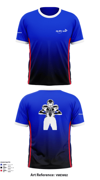 Short Sleeve Performance Shirt, THE PIT U.S.A, Football, Teamtime, Team time, sublimation, custom sports apparel, team uniforms, spirit wear, spiritwear, sports uniforms, custom shirts, team store, custom team store, fundraiser sports, apparel fundraiser