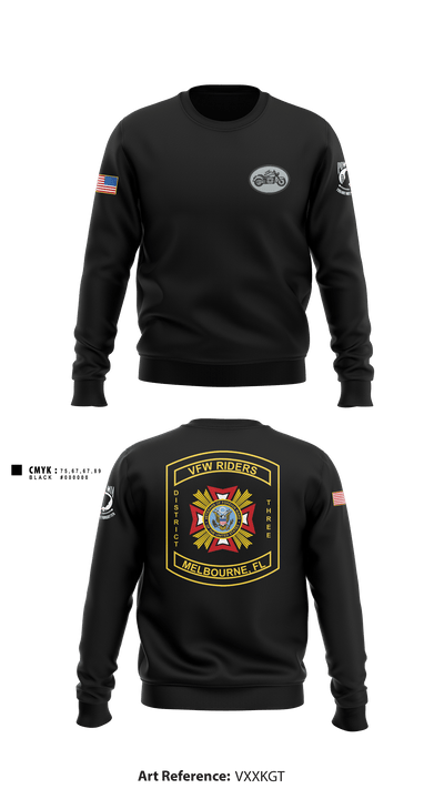 VFW Post 8191 13144984 Crew Neck Sweatshirt - 1