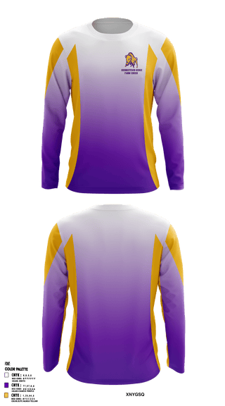 Long Sleeve Performance Shirt, Georgetown-Ridge Farm High School Cheer, Cheer, Teamtime, Team time, sublimation, custom sports apparel, team uniforms, spirit wear, spiritwear, sports uniforms, custom shirts, team store, custom team store, fundraiser sports, apparel fundraiser