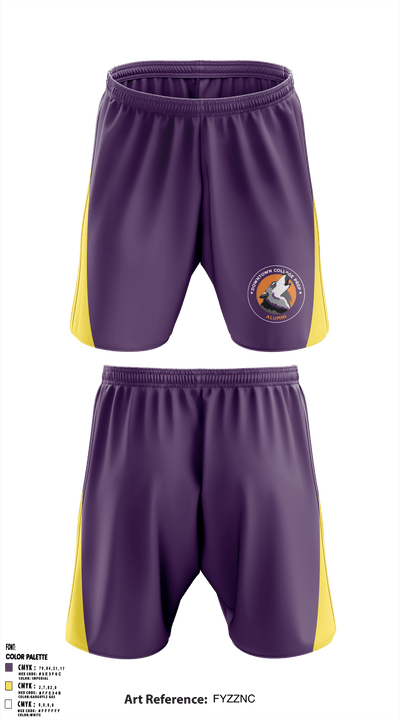 Downtown College Prep - El Primero High School 63396223 Athletic Shorts With Pockets - 1
