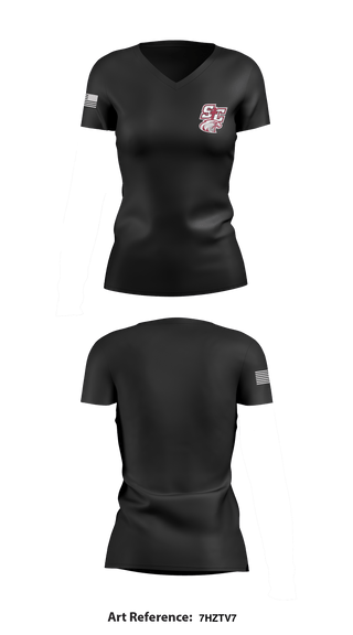 Women's Short Sleeve Vneck Shirt, Santiam Christian School Wrestling, Wrestling, Teamtime, Team time, sublimation, custom sports apparel, team uniforms, spirit wear, spiritwear, sports uniforms, custom shirts, team store, custom team store, fundraiser sports, apparel fundraiser