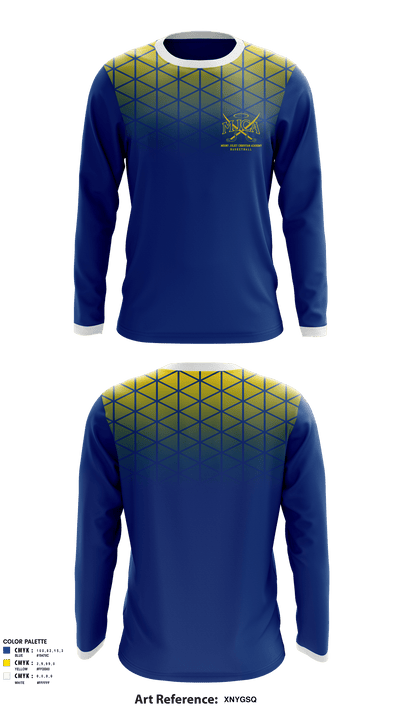 Mount Juliet Christian Academy High School Basketball 82083801 Long Sleeve Performance Shirt - 1
