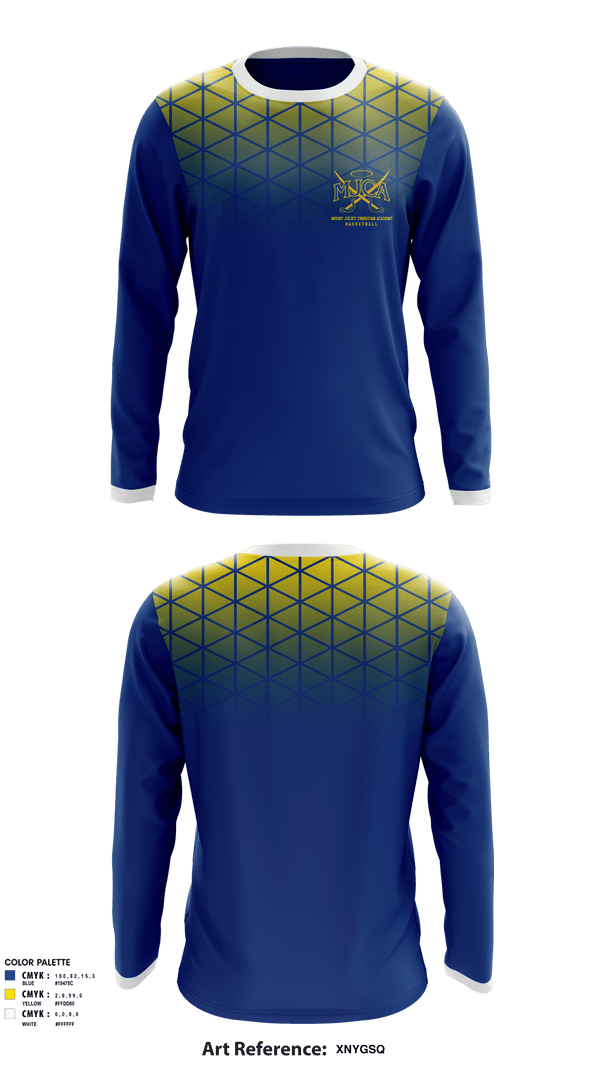 Long Sleeve Performance Shirt, Mount Juliet Christian Academy High School Basketball, Men's Basketball, Teamtime, Team time, sublimation, custom sports apparel, team uniforms, spirit wear, spiritwear, sports uniforms, custom shirts, team store, custom team store, fundraiser sports, apparel fundraiser