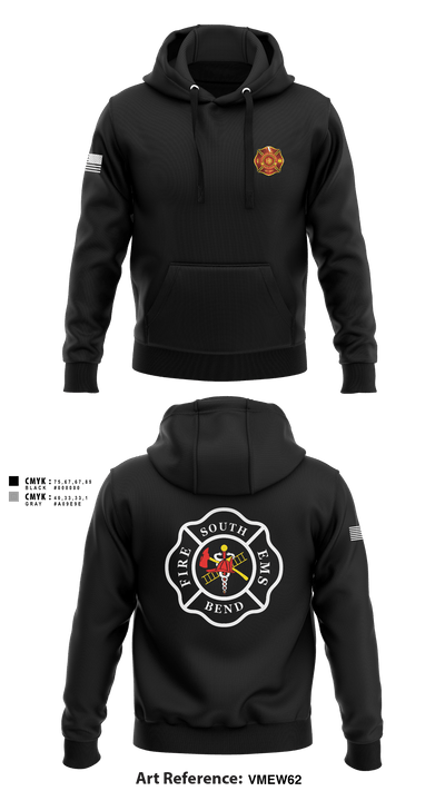 South Bend Fire 21088778 Hoodie - 1