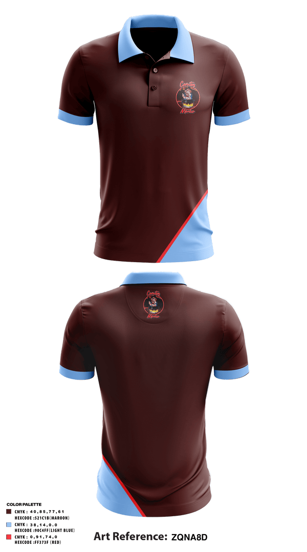 Short Sleeve Performance Polo, Carnitas Morelia, , Teamtime, Team time, sublimation, custom sports apparel, team uniforms, spirit wear, spiritwear, sports uniforms, custom shirts, team store, custom team store, fundraiser sports, apparel fundraiser