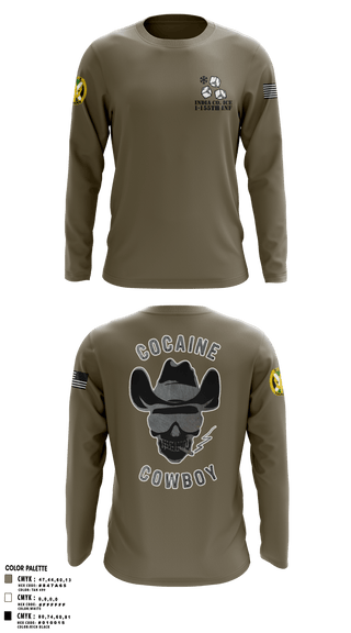 Long Sleeve Performance Shirt, , Army, Teamtime, Team time, sublimation, custom sports apparel, team uniforms, spirit wear, spiritwear, sports uniforms, custom shirts, team store, custom team store, fundraiser sports, apparel fundraiser