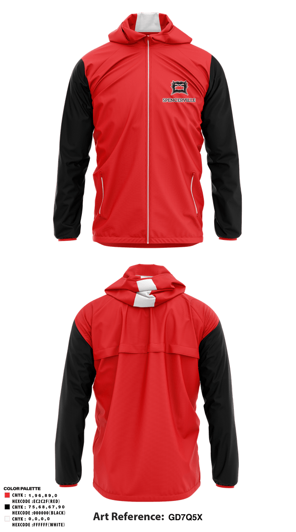 Windbreaker, Spencerville Middle School Baseball, Baseball, Teamtime, Team time, sublimation, custom sports apparel, team uniforms, spirit wear, spiritwear, sports uniforms, custom shirts, team store, custom team store, fundraiser sports, apparel fundraiser