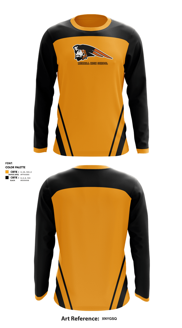 Long Sleeve Performance Shirt, Merrill High School Softball, Softball, Teamtime, Team time, sublimation, custom sports apparel, team uniforms, spirit wear, spiritwear, sports uniforms, custom shirts, team store, custom team store, fundraiser sports, apparel fundraiser