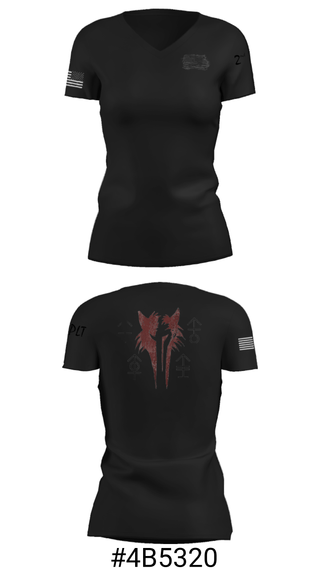 Women's Short Sleeve Vneck Shirt, , Marines, Teamtime, Team time, sublimation, custom sports apparel, team uniforms, spirit wear, spiritwear, sports uniforms, custom shirts, team store, custom team store, fundraiser sports, apparel fundraiser