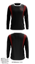 Orchard View High School Basketball 82662103 Long Sleeve Performance Shirt - 1