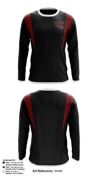 Long Sleeve Performance Shirt, Orchard View High School Basketball, Men's Basketball, Teamtime, Team time, sublimation, custom sports apparel, team uniforms, spirit wear, spiritwear, sports uniforms, custom shirts, team store, custom team store, fundraiser sports, apparel fundraiser