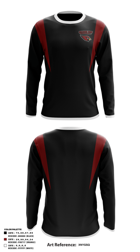 Long Sleeve Performance Shirt, Orchard View High School Basketball, Men's Basketball, Teamtime, Team time, sublimation, custom sports apparel, team uniforms, spirit wear, spiritwear, sports uniforms, custom shirts, team store, custom team store, fundraiser sports, apparel fundraiser