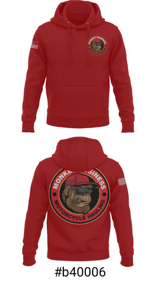 Hoodie, Monkey Business Motorcycle Hauling, , Teamtime, Team time, sublimation, custom sports apparel, team uniforms, spirit wear, spiritwear, sports uniforms, custom shirts, team store, custom team store, fundraiser sports, apparel fundraiser