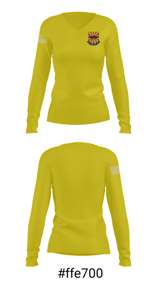 Women's Long Sleeve Vneck Shirt, , Air Force, Teamtime, Team time, sublimation, custom sports apparel, team uniforms, spirit wear, spiritwear, sports uniforms, custom shirts, team store, custom team store, fundraiser sports, apparel fundraiser