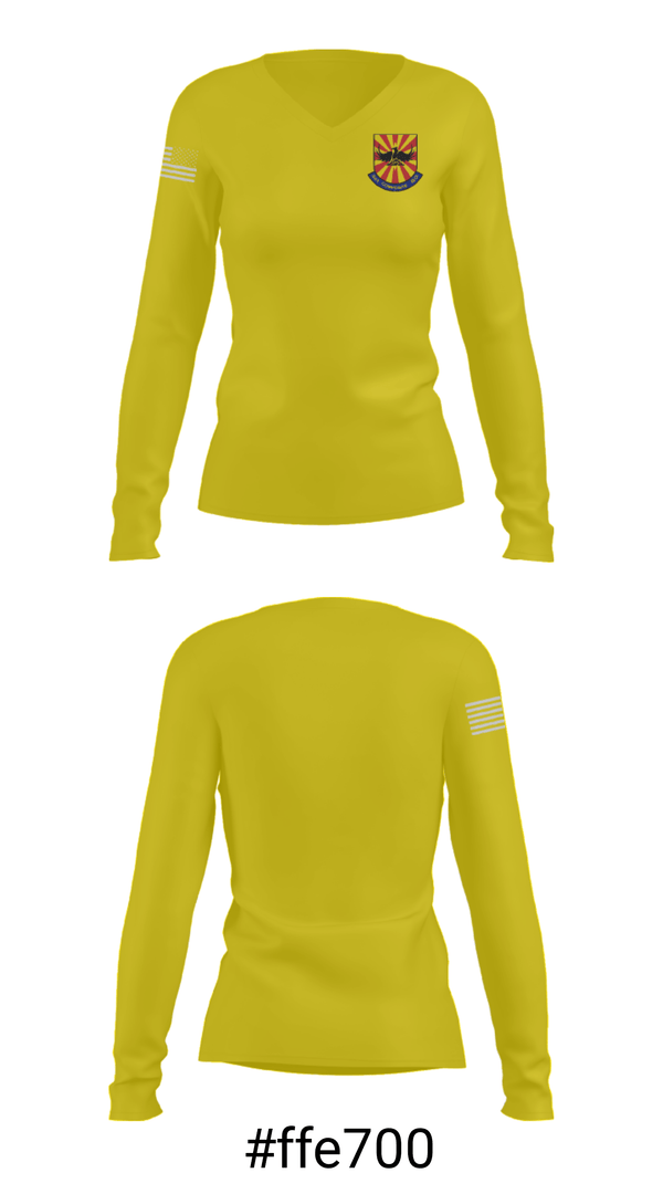 Women's Long Sleeve Vneck Shirt, , Air Force, Teamtime, Team time, sublimation, custom sports apparel, team uniforms, spirit wear, spiritwear, sports uniforms, custom shirts, team store, custom team store, fundraiser sports, apparel fundraiser