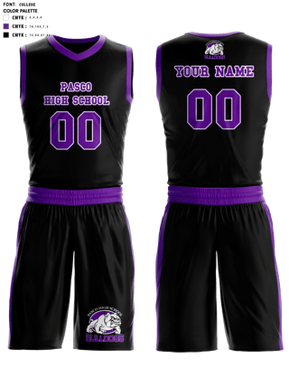 Basketball Uniform, Pasco High School Basketball, Men's Basketball, Teamtime, Team time, sublimation, custom sports apparel, team uniforms, spirit wear, spiritwear, sports uniforms, custom shirts, team store, custom team store, fundraiser sports, apparel fundraiser