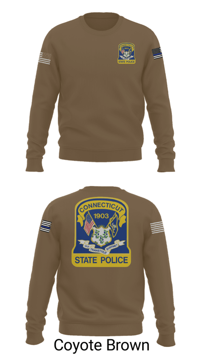 Connecticut State Police 53595968 Crew Neck Sweatshirt - 8