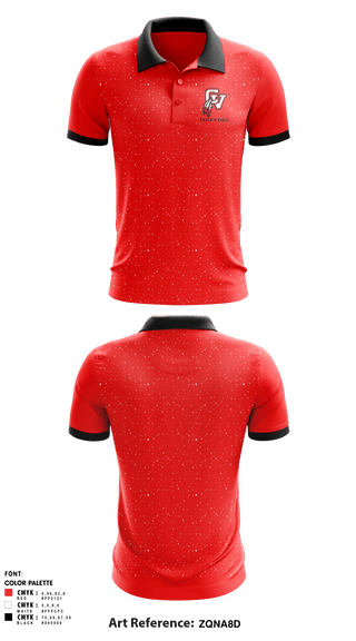 Short Sleeve Performance Polo, Big Reds, Track & Field, Teamtime, Team time, sublimation, custom sports apparel, team uniforms, spirit wear, spiritwear, sports uniforms, custom shirts, team store, custom team store, fundraiser sports, apparel fundraiser