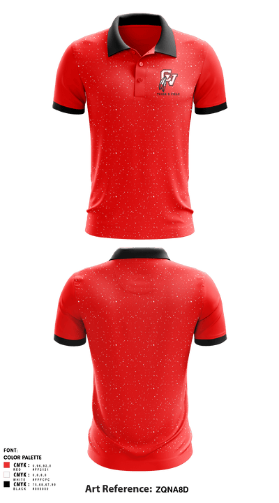Big Reds 457839852 Short Sleeve Performance Polo - 1