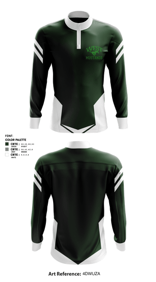 Quarter Zip Jacket, West Junior High School, Spirit Store, Teamtime, Team time, sublimation, custom sports apparel, team uniforms, spirit wear, spiritwear, sports uniforms, custom shirts, team store, custom team store, fundraiser sports, apparel fundraiser