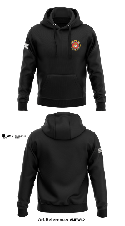 3rd Battalion 6th Marines Kilo Company 45058501 Hoodie - 1