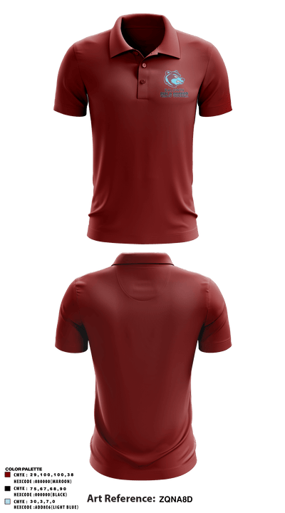 Baldwin High School 30634360 Short Sleeve Performance Polo - 5