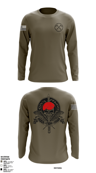 422 CA BN 45970215 Long Sleeve Performance Shirt - 1