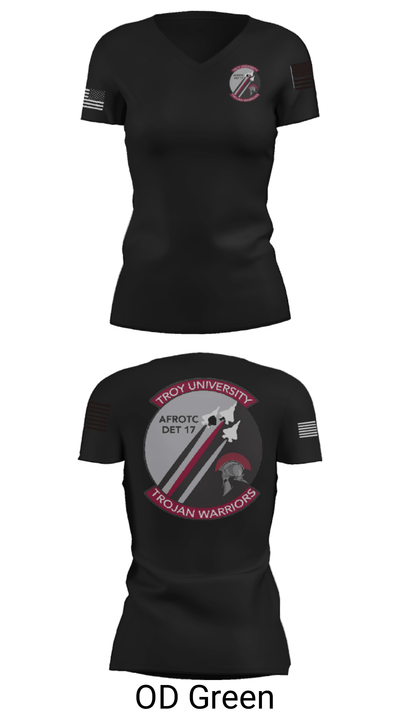 Detachment 017 95318088 Women's Short Sleeve V-neck Shirt - 22