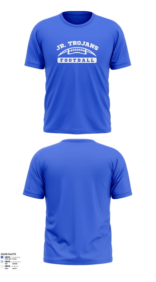 Short Sleeve Performance Shirt, Orland Jr Trojans Football, Football, Teamtime, Team time, sublimation, custom sports apparel, team uniforms, spirit wear, spiritwear, sports uniforms, custom shirts, team store, custom team store, fundraiser sports, apparel fundraiser