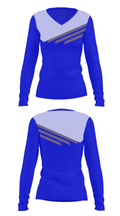 Bath Middle School 64312928 Women's Long Sleeve V-neck Shirt - 6