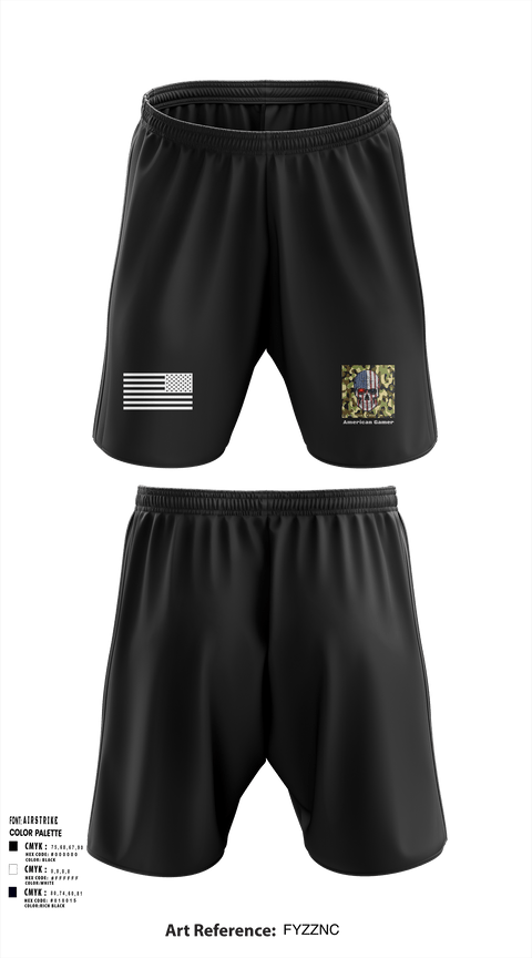 Athletic Shorts With Pockets, American Gamer, Army, Teamtime, Team time, sublimation, custom sports apparel, team uniforms, spirit wear, spiritwear, sports uniforms, custom shirts, team store, custom team store, fundraiser sports, apparel fundraiser