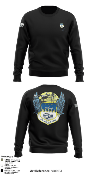Crew Neck Sweatshirt, , Air Force, Teamtime, Team time, sublimation, custom sports apparel, team uniforms, spirit wear, spiritwear, sports uniforms, custom shirts, team store, custom team store, fundraiser sports, apparel fundraiser
