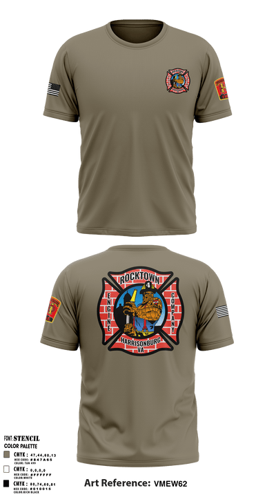 Engine Company 4 55189578 Short Sleeve Performance Shirt - 1
