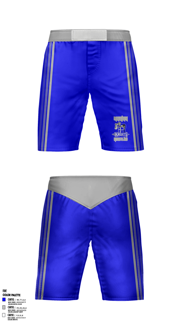 Fight Shorts, Marian High School Wrestling, Wrestling, Teamtime, Team time, sublimation, custom sports apparel, team uniforms, spirit wear, spiritwear, sports uniforms, custom shirts, team store, custom team store, fundraiser sports, apparel fundraiser