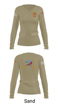 2-3 FA FIST 59815609 Women's Long Sleeve V-neck Shirt - 42