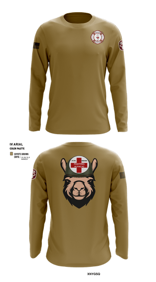 Long Sleeve Performance Shirt, WBAMCAlpha Company, WBAMC, Softball, Teamtime, Team time, sublimation, custom sports apparel, team uniforms, spirit wear, spiritwear, sports uniforms, custom shirts, team store, custom team store, fundraiser sports, apparel fundraiser