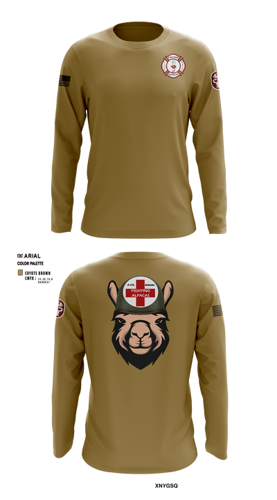 Alpha Company, WBAMC 94187438 Long Sleeve Performance Shirt - 8