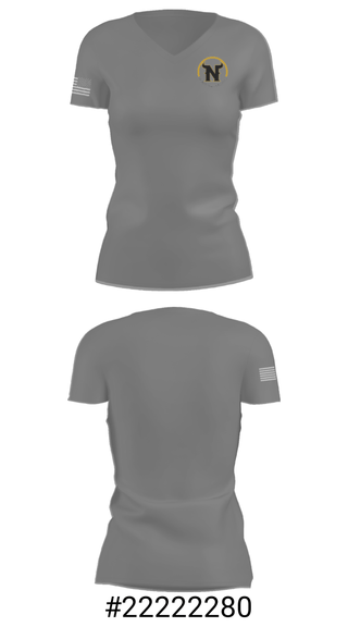 Women's Short Sleeve Vneck Shirt, Parkland Middle School Golf, Golf, Teamtime, Team time, sublimation, custom sports apparel, team uniforms, spirit wear, spiritwear, sports uniforms, custom shirts, team store, custom team store, fundraiser sports, apparel fundraiser