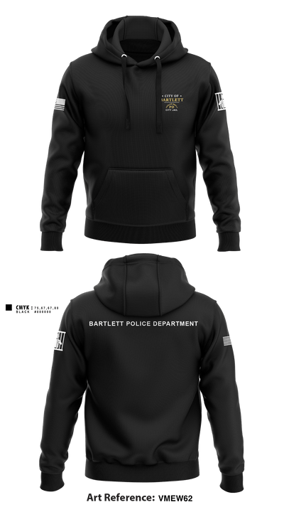 City of Bartlett City Jail 55207514 Hoodie - 1