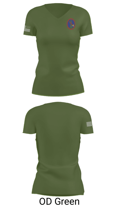 12th AVN BN 38693082 Women's Short Sleeve V-neck Shirt - 28