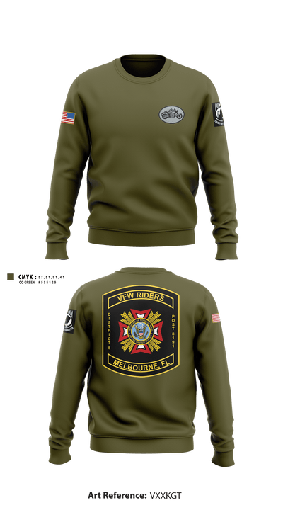 VFW Post 8191 13144984 Crew Neck Sweatshirt - 5