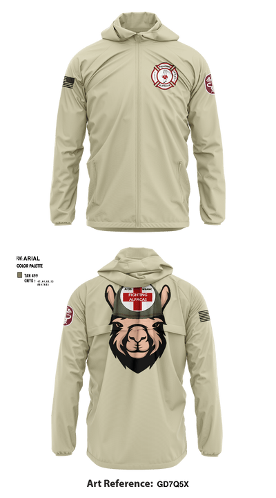 Alpha Company, WBAMC 94187438 Windbreaker - 10