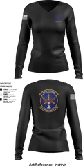 Clearwater Composite Squadron 64066032 Women's Long Sleeve V-neck Shirt - 1
