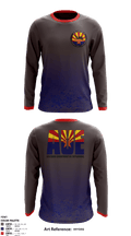 Arizona Underwater Explorers 38101763 Long Sleeve Performance Shirt - 2