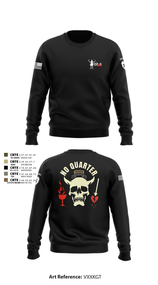 Crew Neck Sweatshirt, , Army, Teamtime, Team time, sublimation, custom sports apparel, team uniforms, spirit wear, spiritwear, sports uniforms, custom shirts, team store, custom team store, fundraiser sports, apparel fundraiser