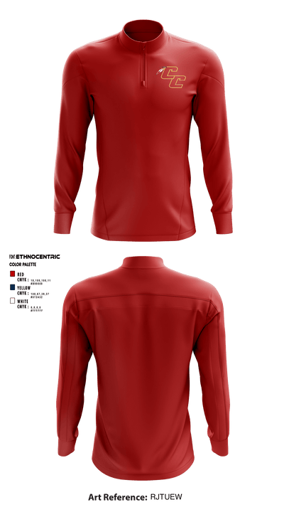 Copperas Chiefs 93621258 Quarter Zip Jacket - 3