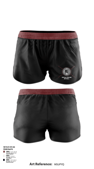 Track Shorts, Douglas High School Softball, Softball, Teamtime, Team time, sublimation, custom sports apparel, team uniforms, spirit wear, spiritwear, sports uniforms, custom shirts, team store, custom team store, fundraiser sports, apparel fundraiser